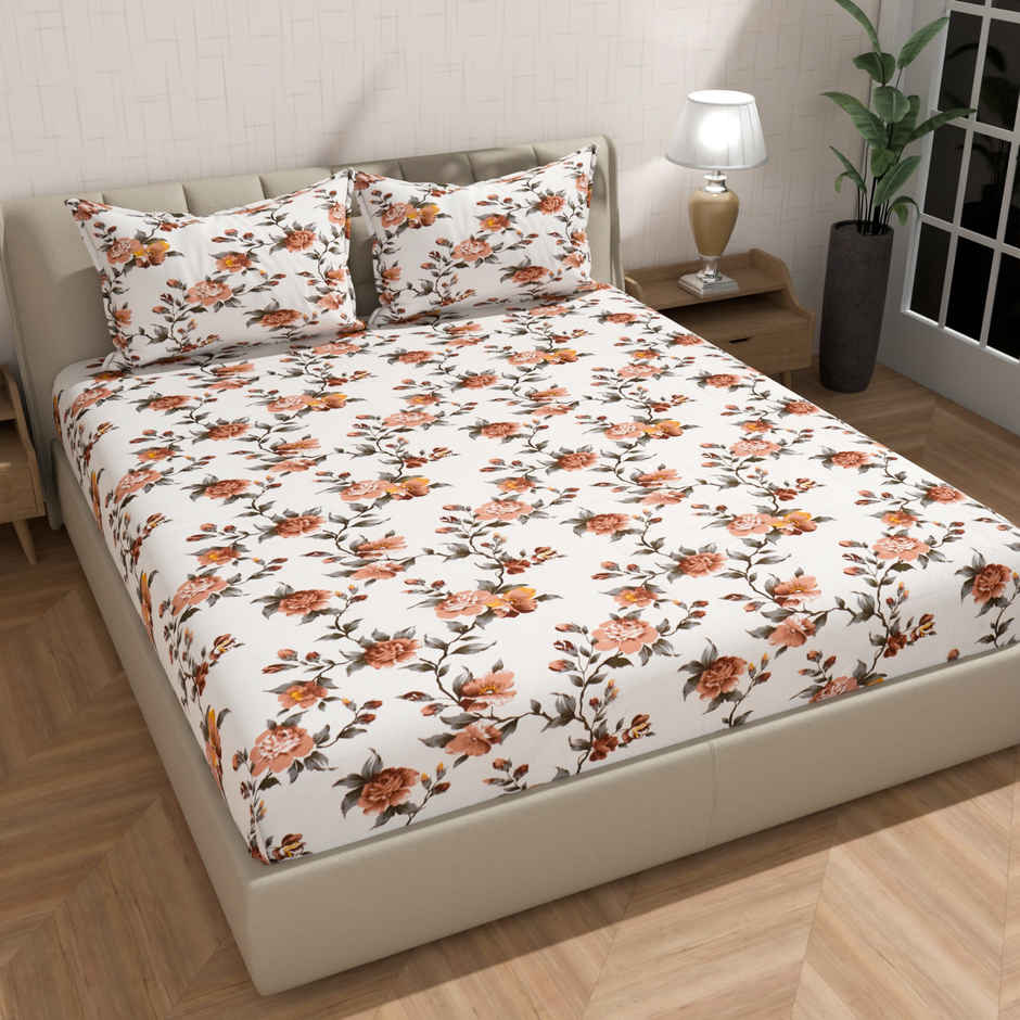 Florida Bedsheet & 2 Pillow Covers Festive Collection Gift Box | RMFL07