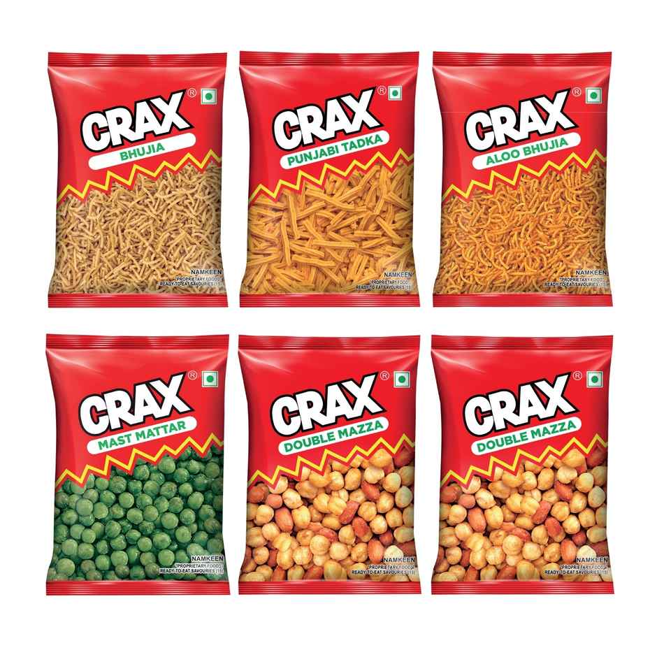 Buy Crax Namkeen Snacks Party Pack Online - Price @ ₹45 | Instant ...