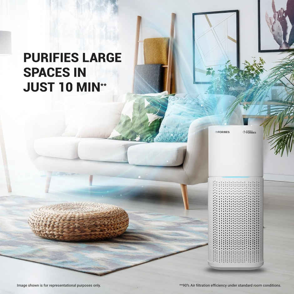 Eureka Forbes Air Purifier 355 With True Hepa H13 Filter & Surround 360� Air Technology,White