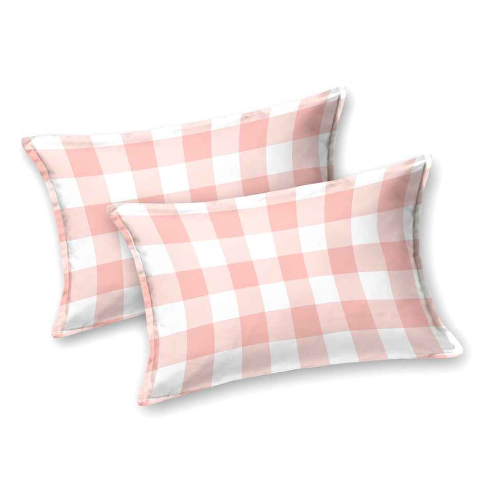 Haus & Kinder 100% Cotton Double Fitted Bedsheet | Cottage Core Blush