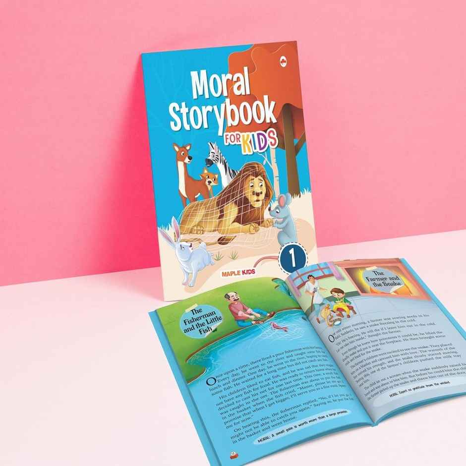 Moral Story Book for Kids (Illustrated) - 30 English Short Stories - Book 1