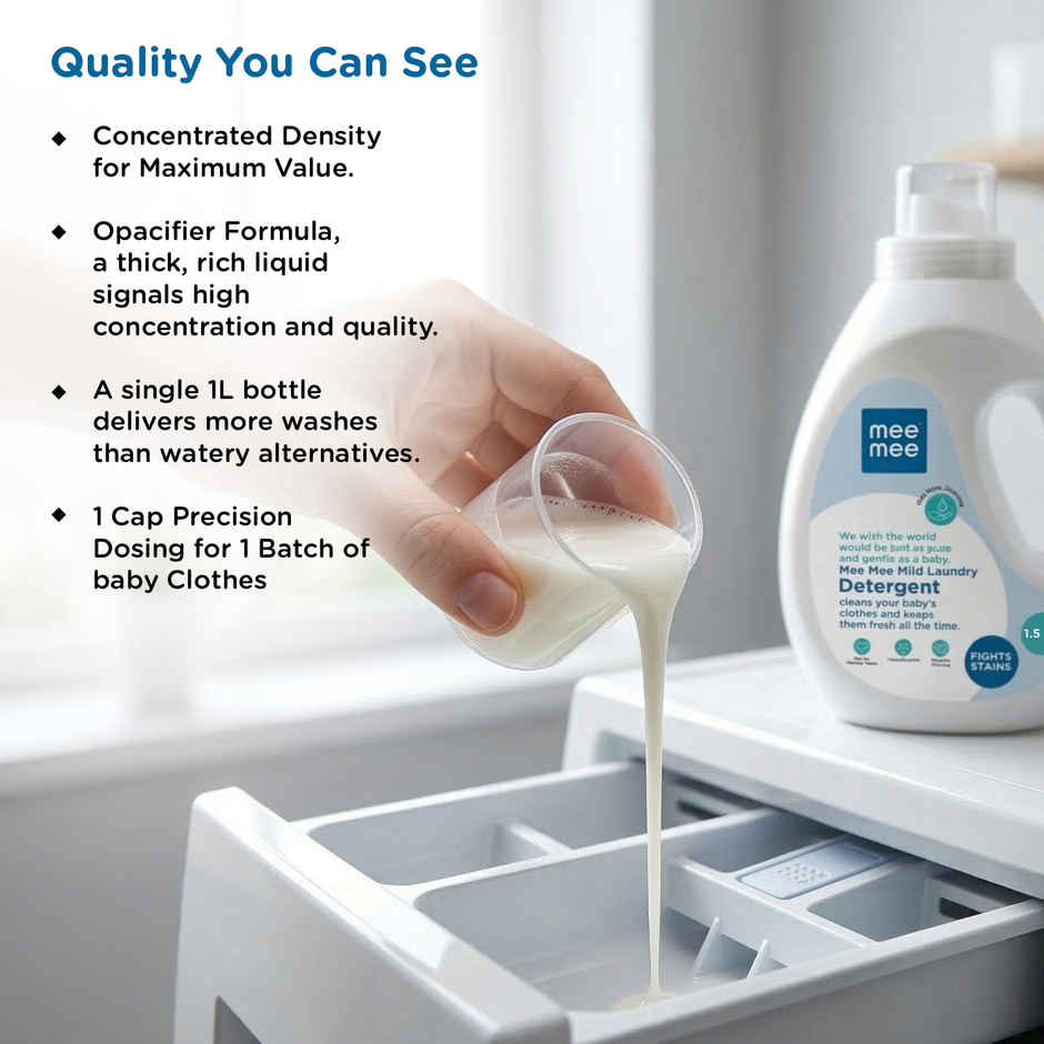 Mee Mee Anti-Bacterial Baby Laundry Detergent - One Drop Cleaning
