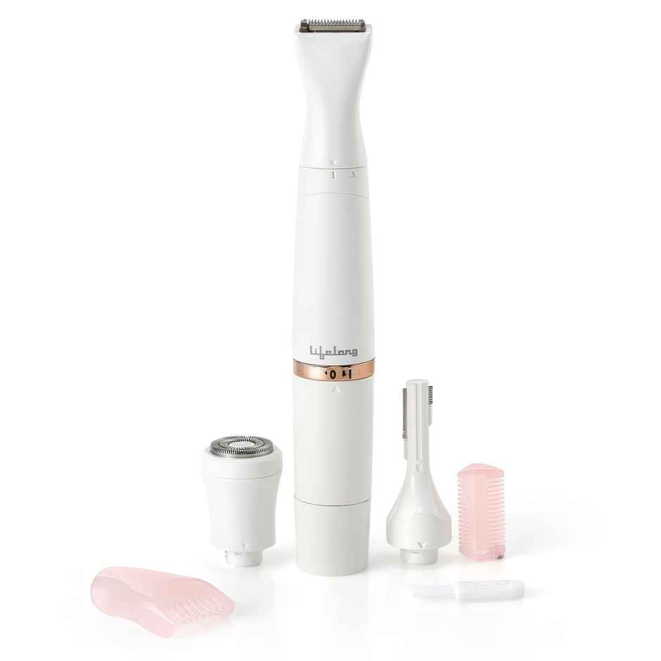 Lifelong Women Trimmer Soft Touch Rechargeable Eyebrow, Underarms & Bikini Trimmer(Llpcw203, Pink)