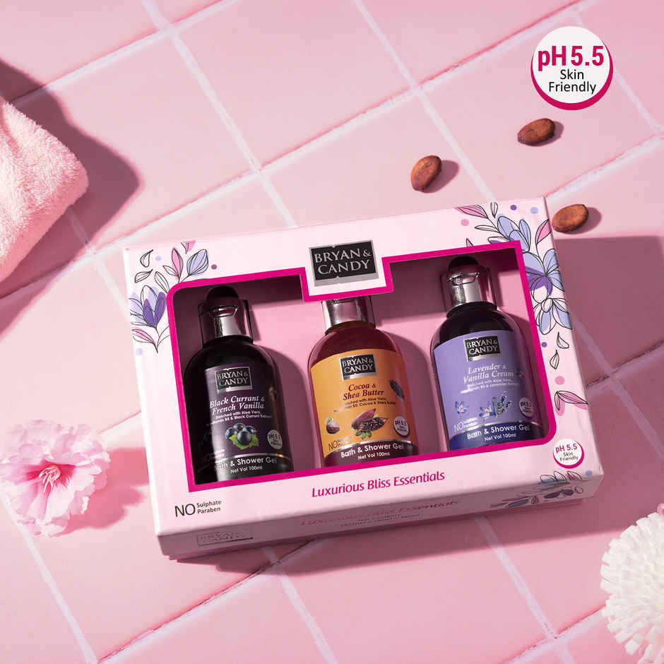 Bryan & Candy Luxurious Shower Gel Combo Kit | Gift Set | Pack Of 3