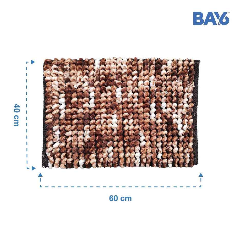 BAY6 Microfibre Popye Doormat - Brown - 40 x 60 cm