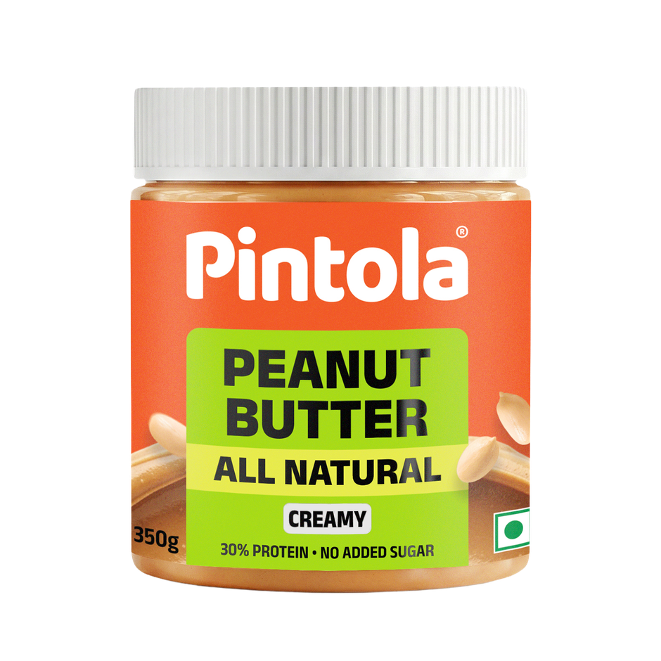 Pintola All Natural Peanut Butter Creamy | Unsweetened