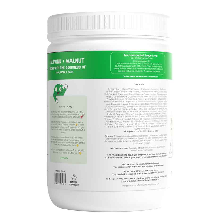 Little Joys Nutrimix Chocolate Drink Mix | For 2 - 6 years Kids