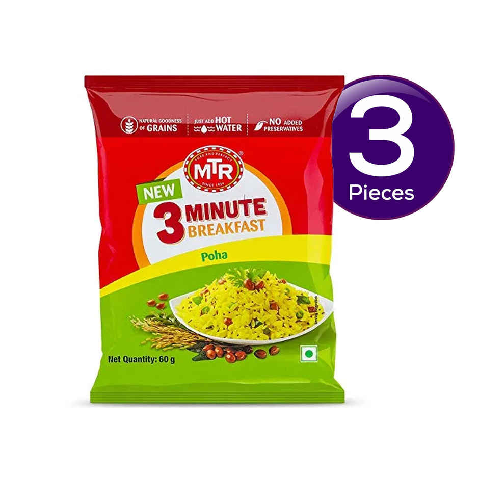 MTR 3 min Poha Combo