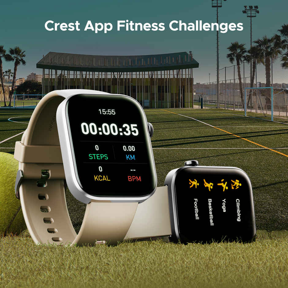 boAt Storm Call 3 Smartwatch | 1.83" Display | Women's Edition | BT Calling - Salmon peach