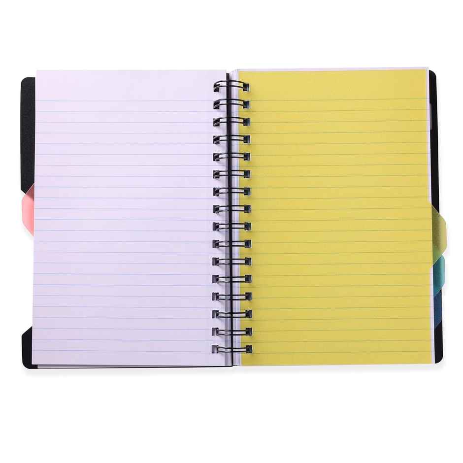 Luxor 5 Subject Notebook | A5, Single Ruled,70 gsm | Pages -300 | Ideal for Profesionals & Students
