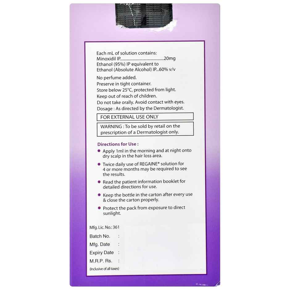 Regaine 2% Topical Solution