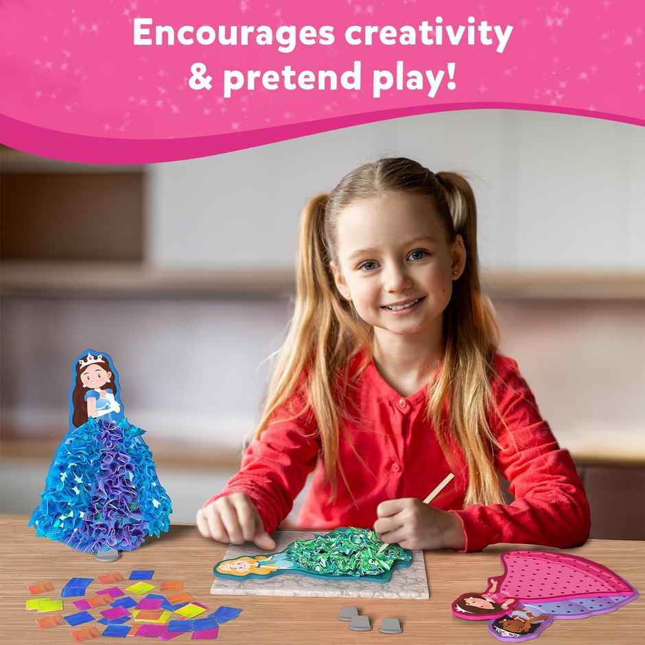 Skillmatics Poke In Art Craft Kit - Magical Princesses