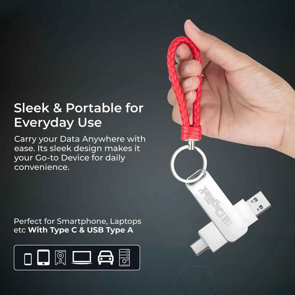 Digitek Pen Drive Usb V3.2 Dual Drive U Disk 32gb | Usb a & Type C