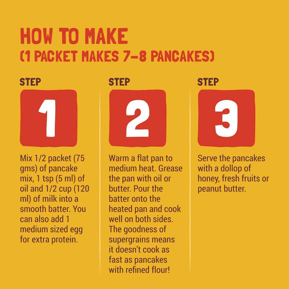 Slurrp Farm Banana Choco-Chip Millet Pancake Mix | No Maida