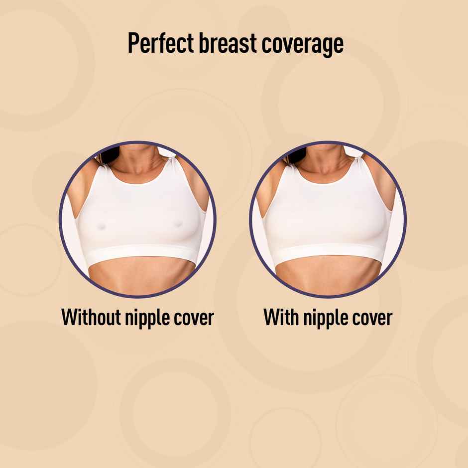 Sirona Reusable and Invisible Silicon Nipple Covers for Women | Adhesive Silicone Breast Pads