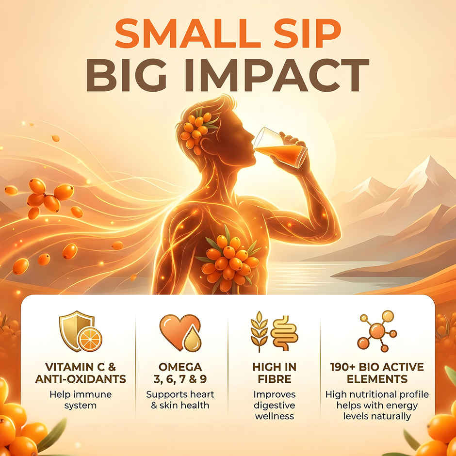 NutroVally Seabuckthorn Pulp Rich in Vitamin C
