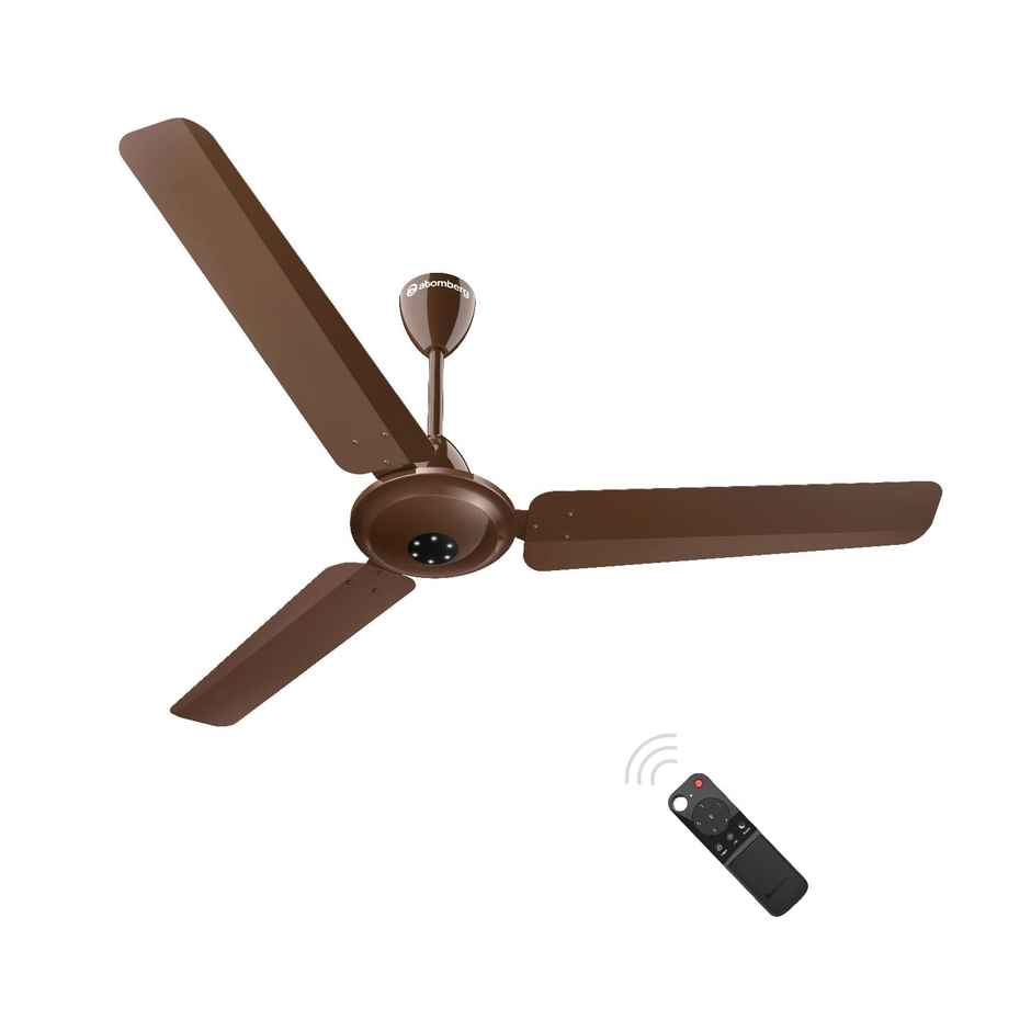 Atomberg Efficio Alpha BLDC Ceiling Fan,1200mm,Remote Control,BEE 5 Star,LED Indicators,Gloss Brown