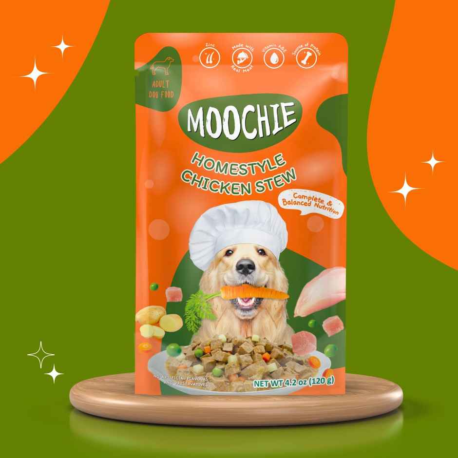 Moochie Dog Wet Gravy Food Homestyle With Chicken Stew