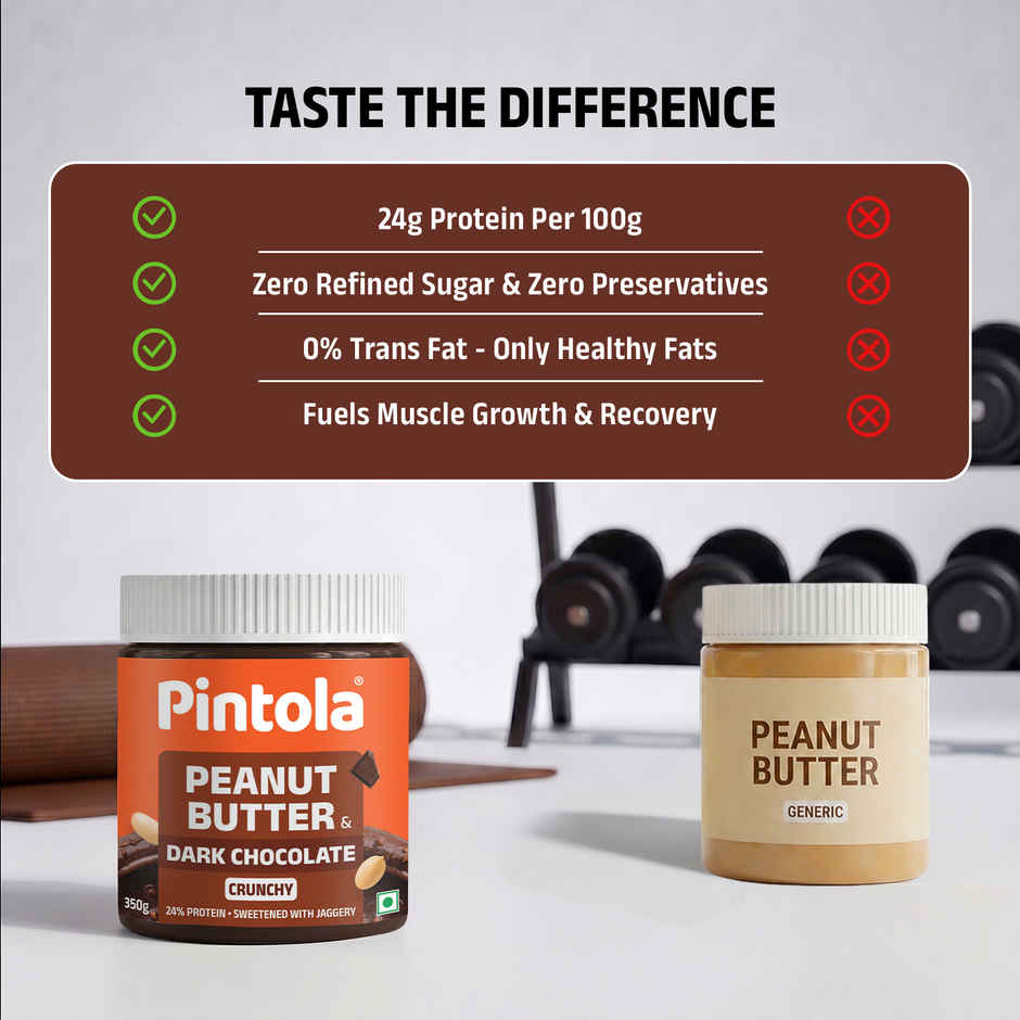 Pintola Dark Chocolate Crunchy Peanut Butter