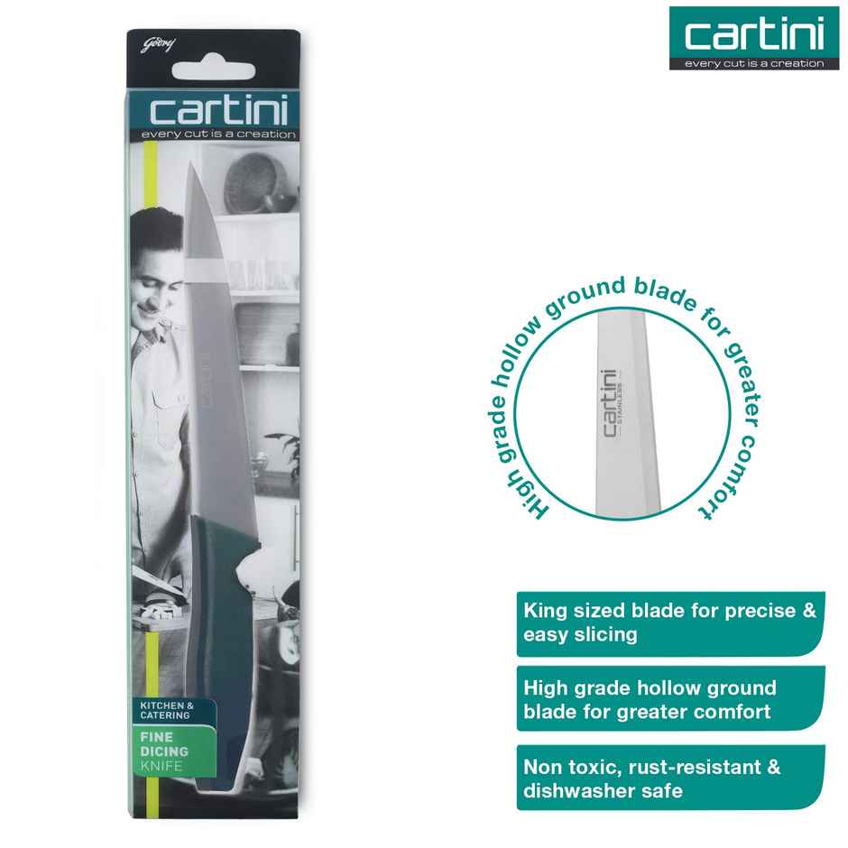 Godrej Cartini Fine Dicing Knife - Teal
