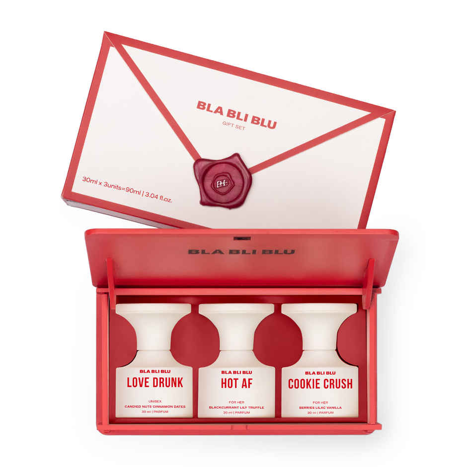 BLA BLI BLU Women Perfume Gift Set | 3x30ml | Floral & Fruity | Long Lasting