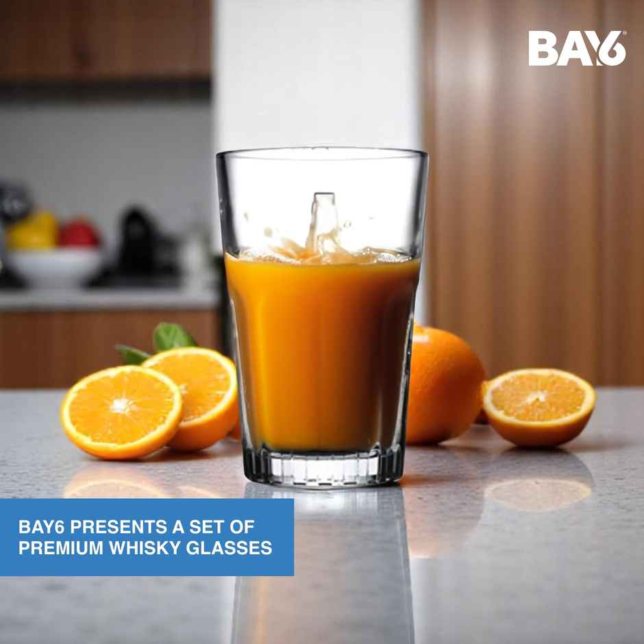 BAY6 Imported Juice & Water Glass - 330 ml - (6pc)