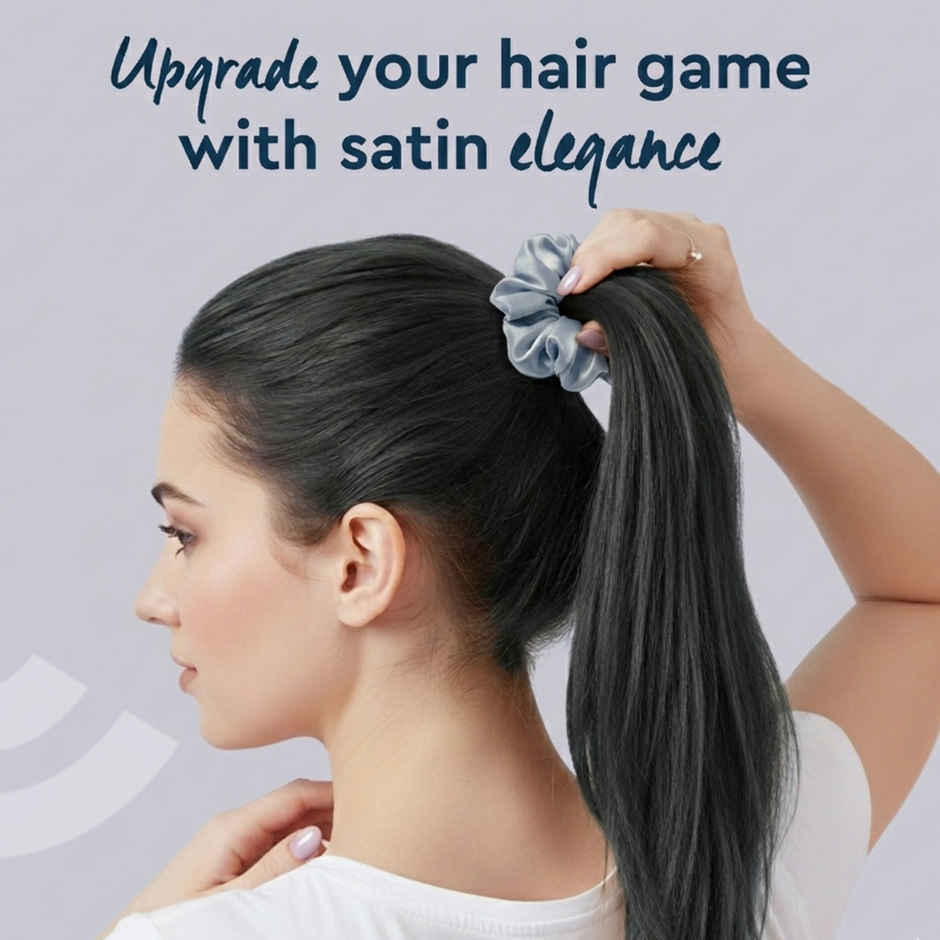 Gubb Satin Scrunchie | Grey