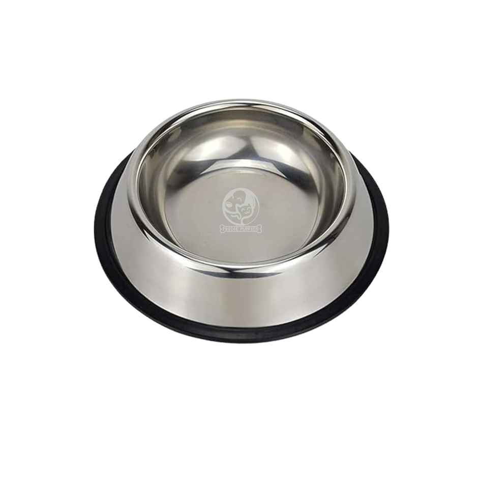 Foodie Puppies Stainless Steel Pet Feeding Bowl for Dogs and Cats | 450 ml