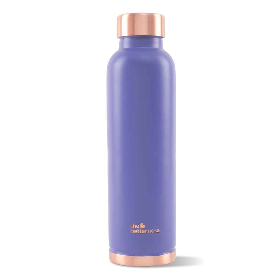 The Better Home Copper Water Bottle 950 ml With Anti Oxidant Properties-Purple