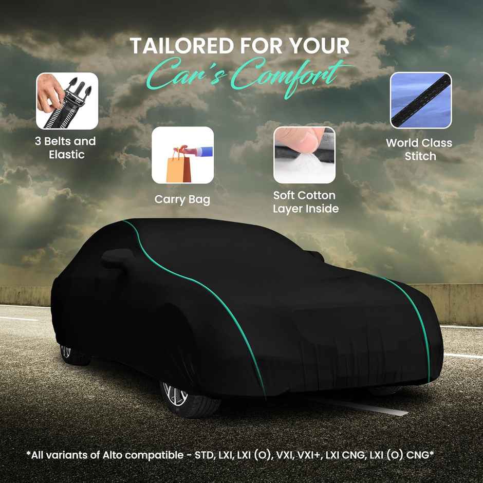 Autofy 100% | Tested Waterproof Car Cover For Maruti Suzuki Baleno | Year 2015 Onwards