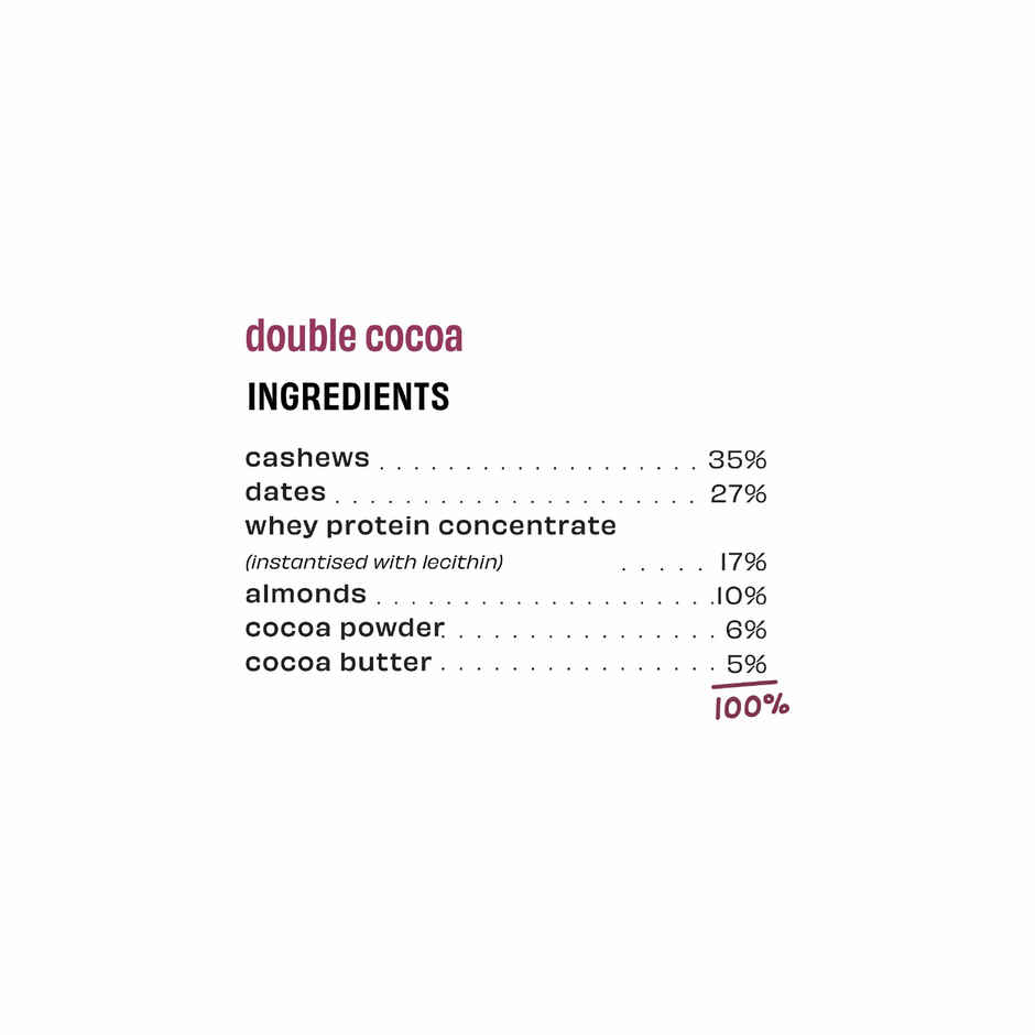 The Whole Truth Double Cocoa Protein Bar