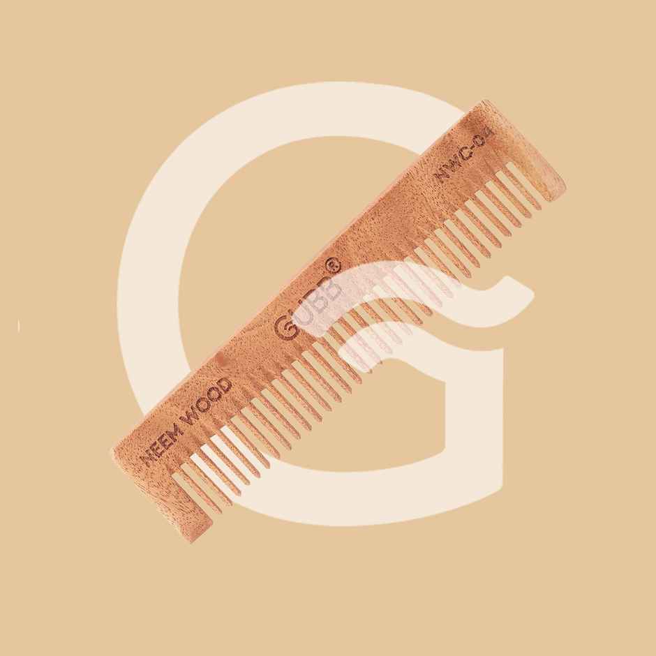 GUBB Pocket Neem Wood Comb