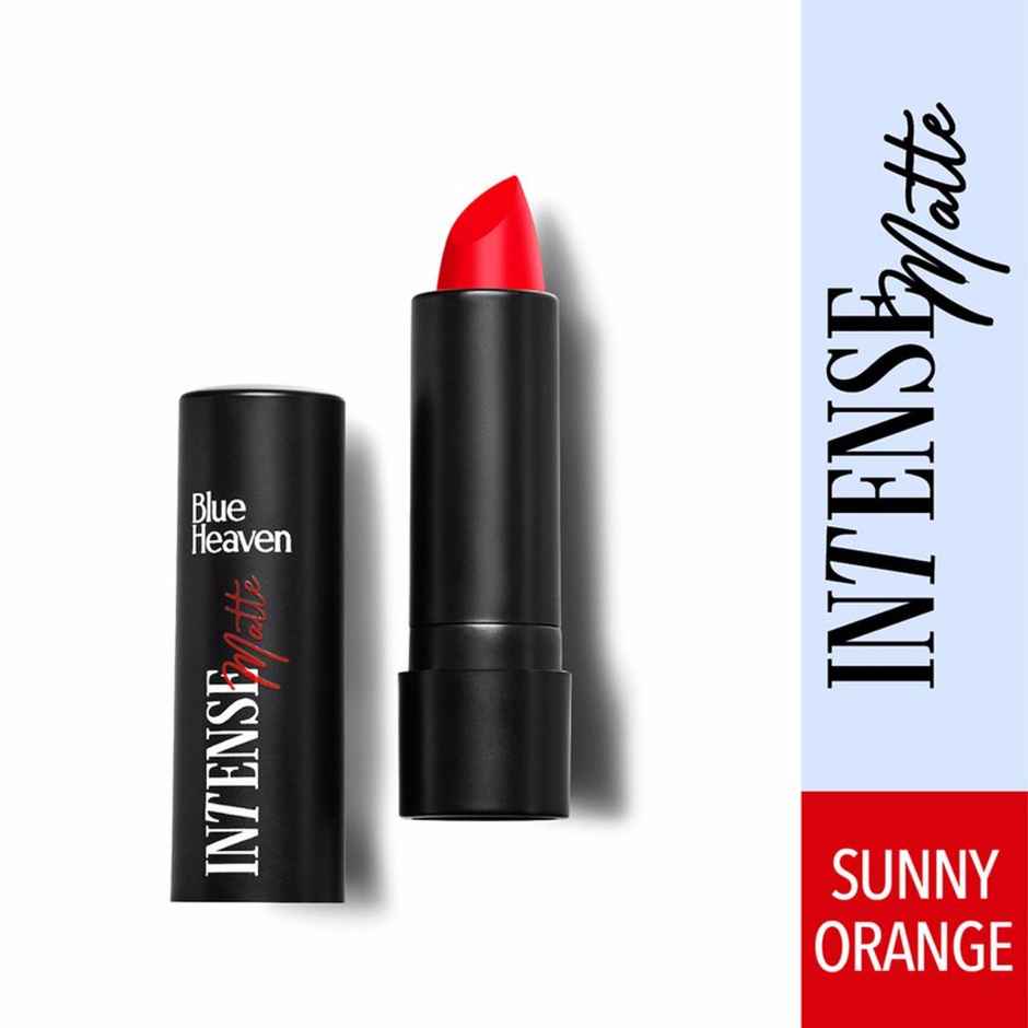 Blue Heaven Intense Matte Lipstick | Sunny Orange 304