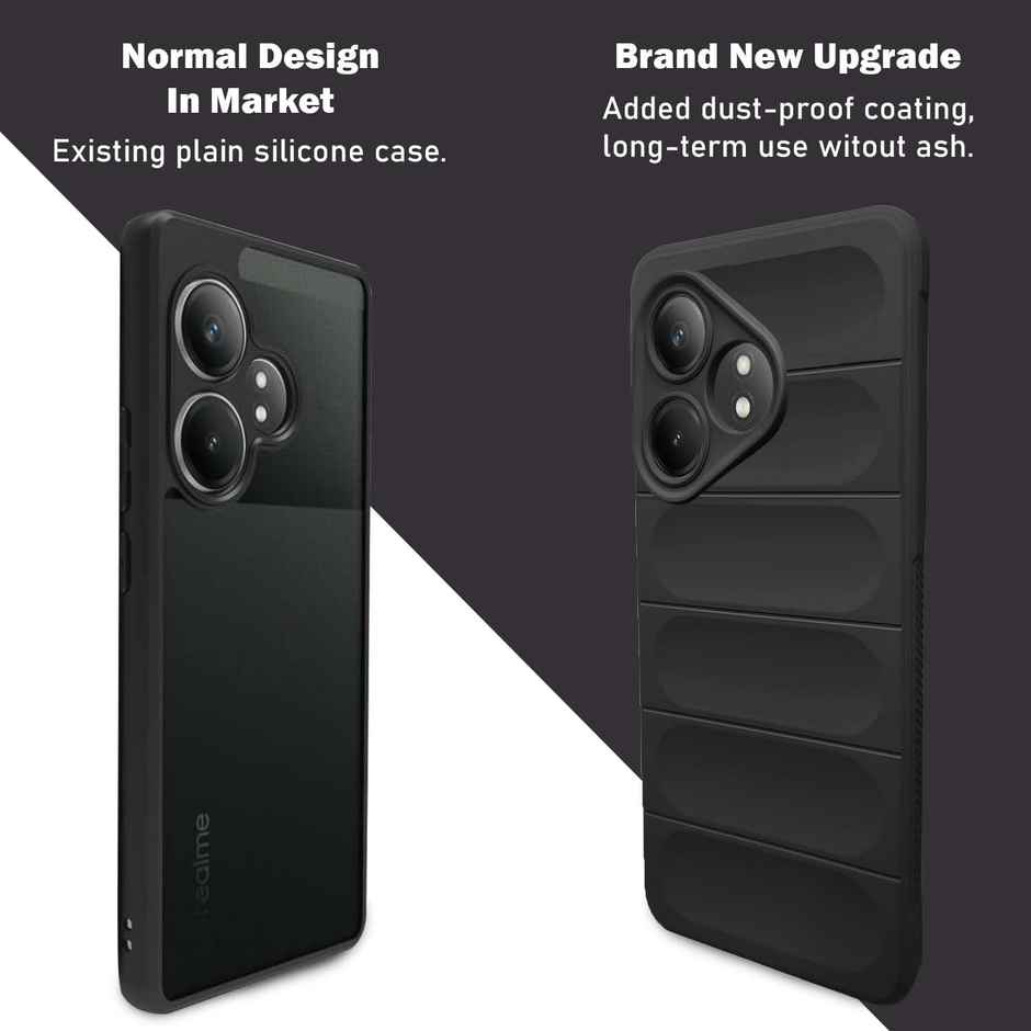 Artistque Case For Realme Gt 6t 5g - Liquid Stripe Back Cover Silicone