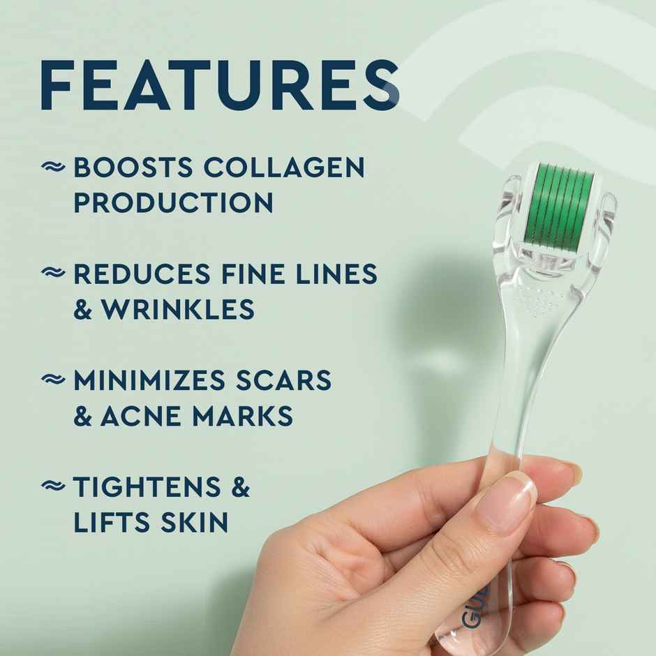 GUBB Derma Roller 0.5 Needle | Transparnt Green