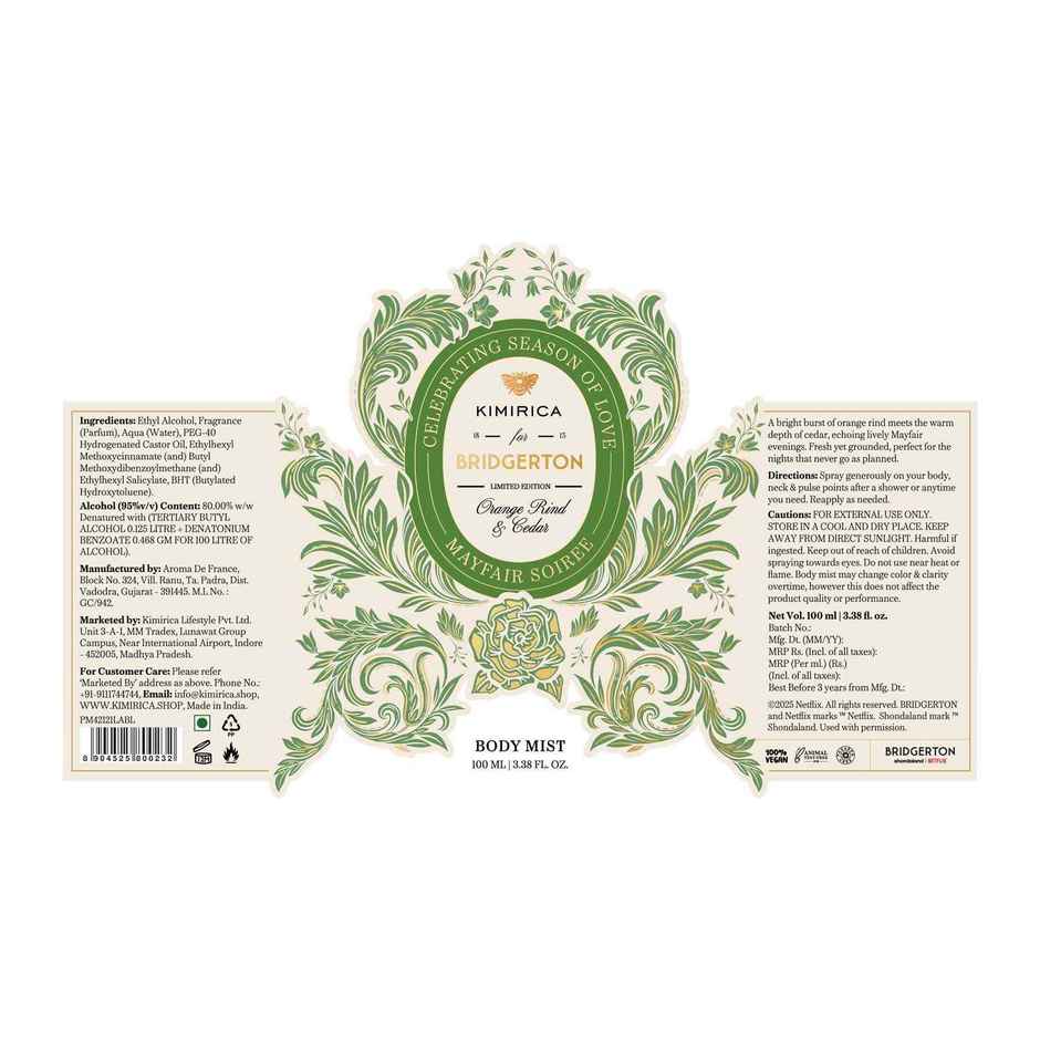 Kimirica Mayfair Soiree Body Mist