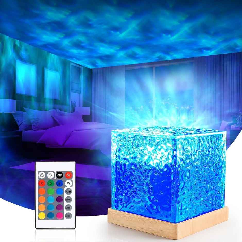 Quace Blue Ocean Wave Night Light