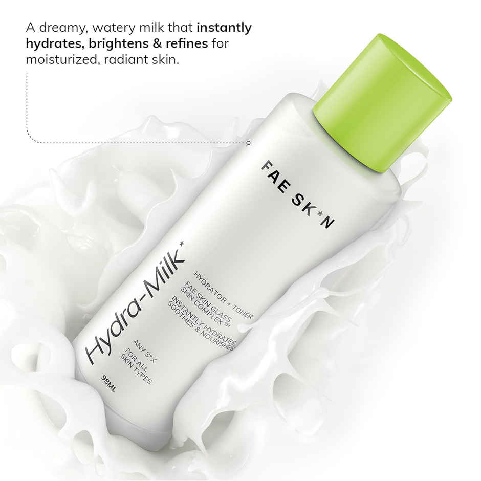Fae Beauty Hydra-Milk | Liquid Hydrator + Toner | Lightweight Hydration for All Skin Types