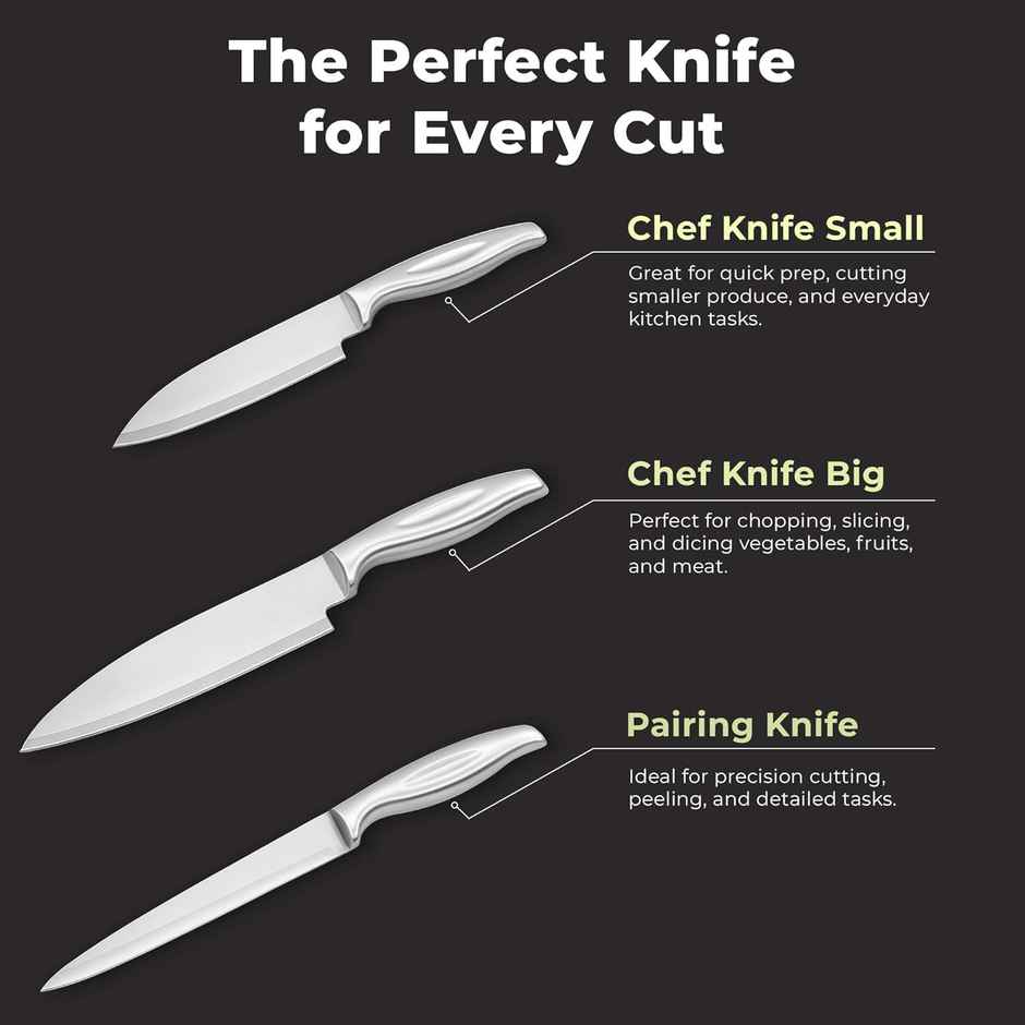 Solara Stainless Steel Knife Set