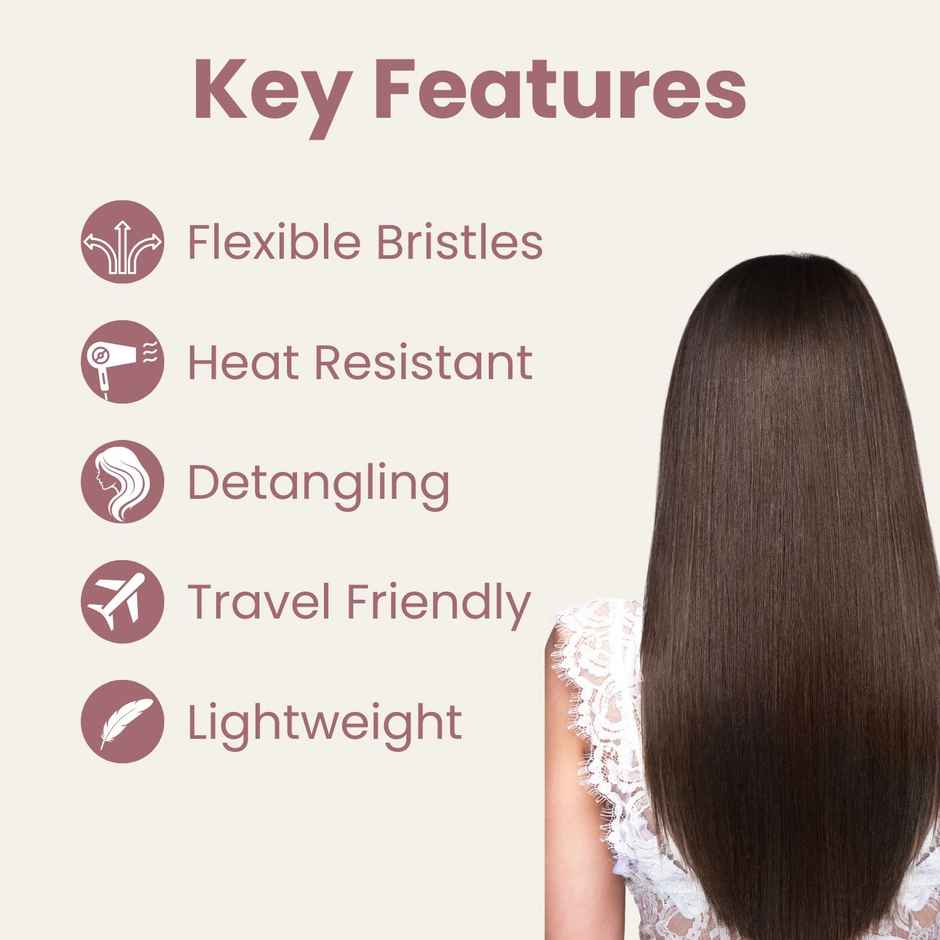 Midazzle Premium Gradient Pink 3D Hair Brush | MIHB0014