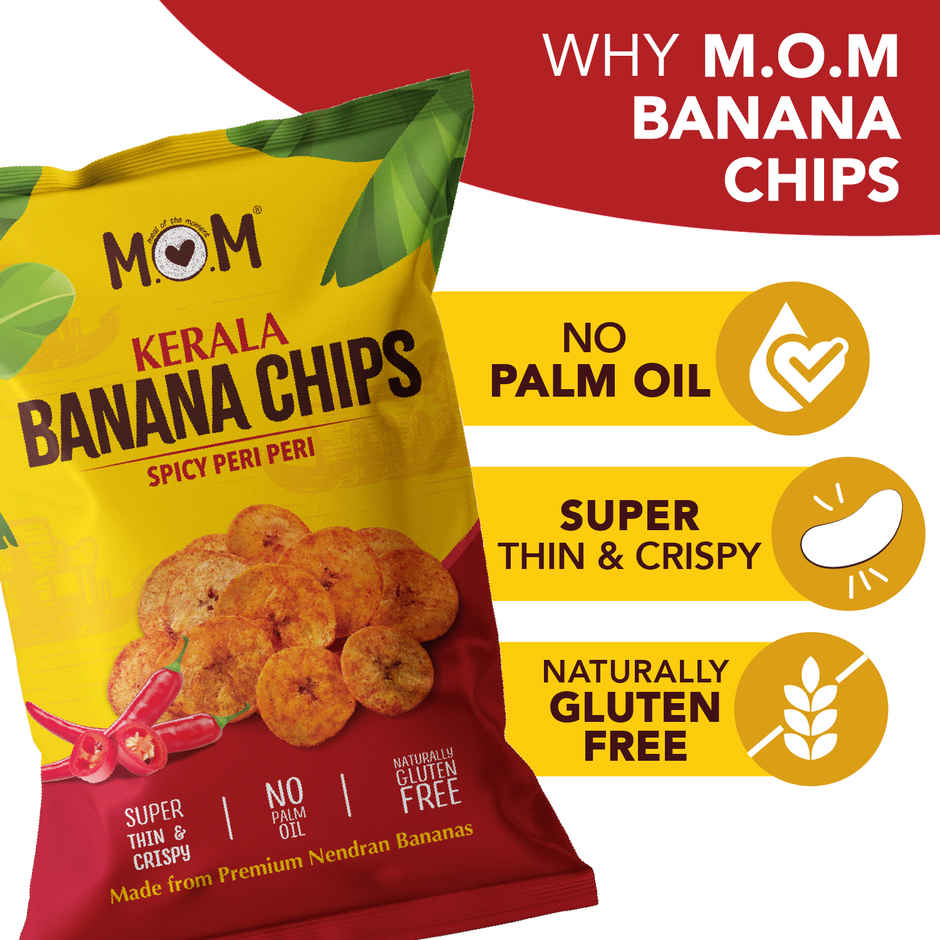 MOM Kerala Banana Chips | Spicy Peri Peri