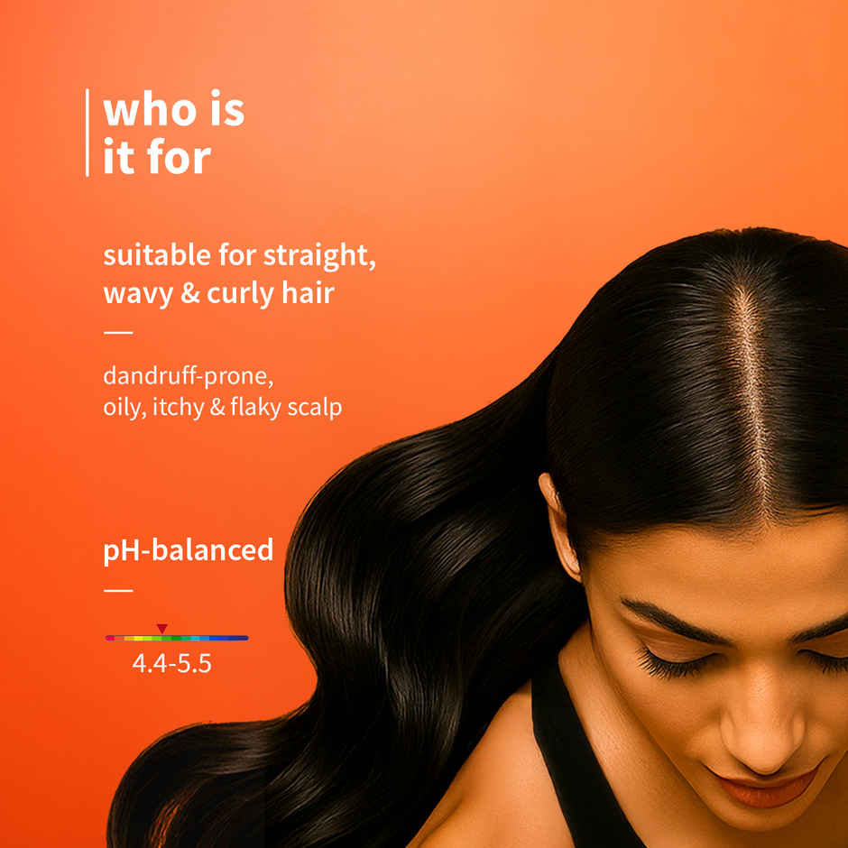 Plum Volcanic Minerals and Salicylic Acid 0.5% Anti Dandruff Shampoo | 100 ml