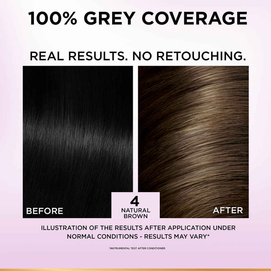 L'Oreal Paris Excellence Creme Hair Color 4 Natural Brown