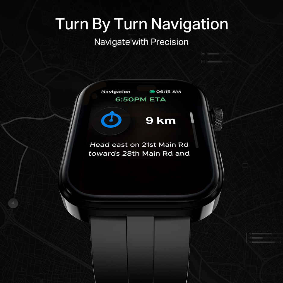 boAt Chrome Endeavour 196 AMOLED Metal Unisex | Active Black