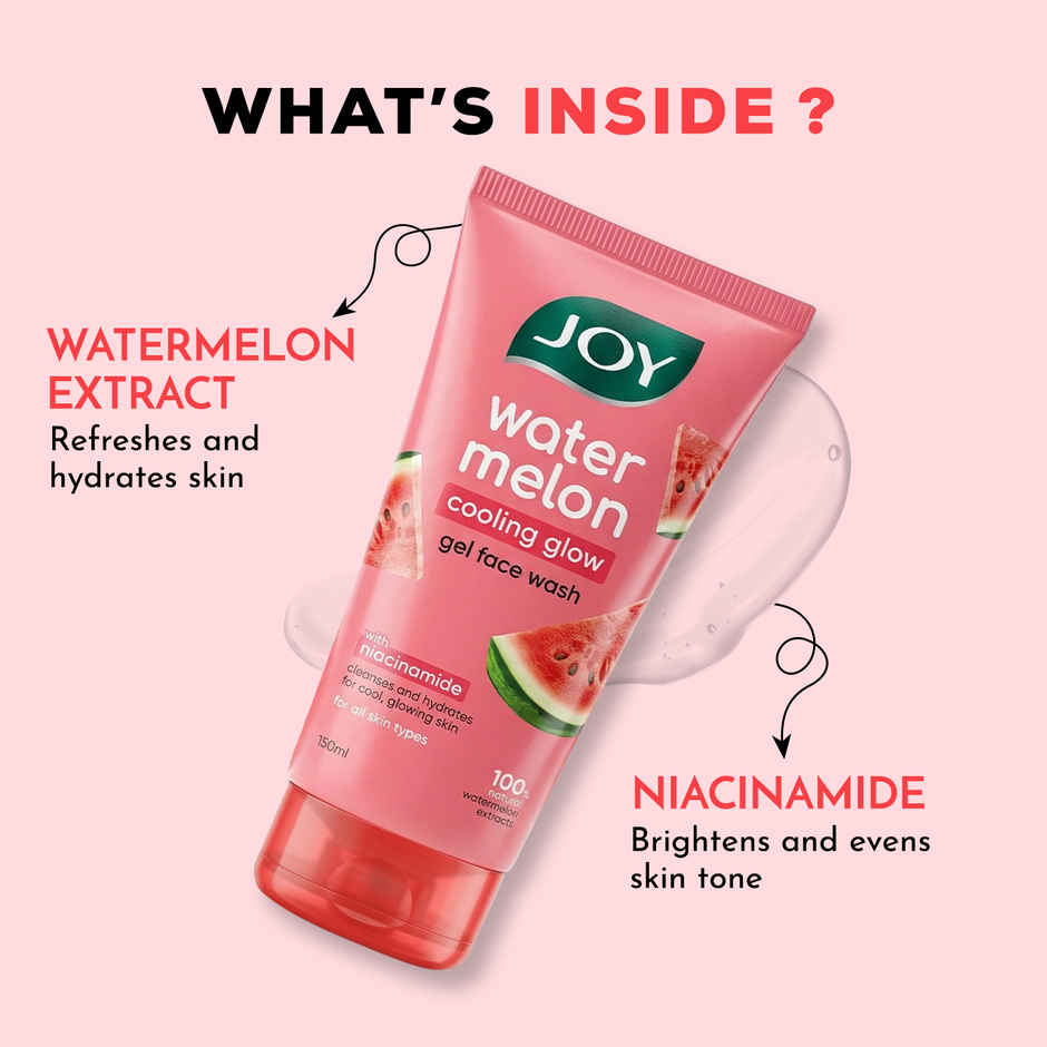 Joy Watermelon Cooling Glow Gel Face Wash
