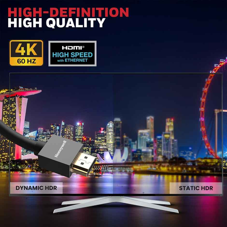 Honeywell Hdmi 2 Mtr With Ethernet - 2.0 Compliant Slim