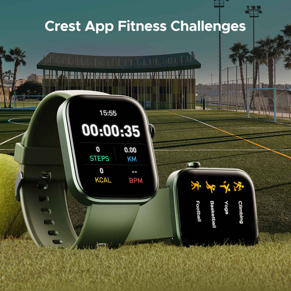 boAt Storm Call 3 Smartwatch | 1.83" Display | BT Calling - Olive Green