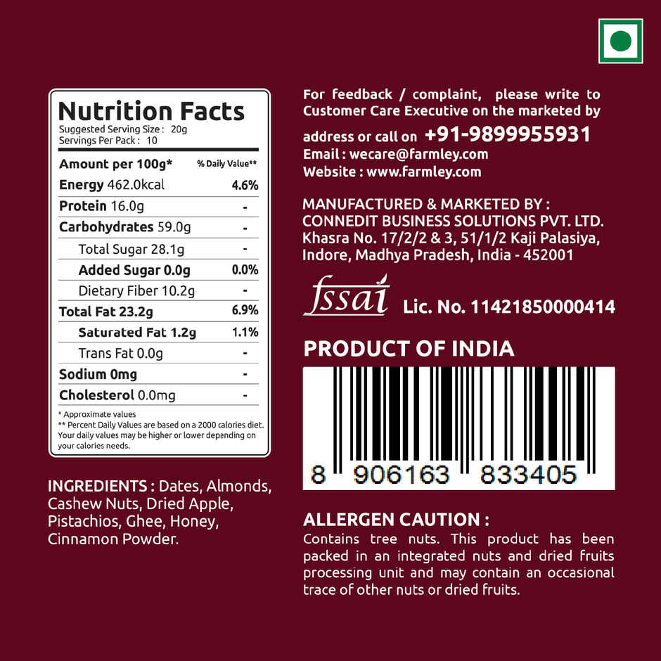 Farmley Apple Pie Date Bites | No Added Sugar