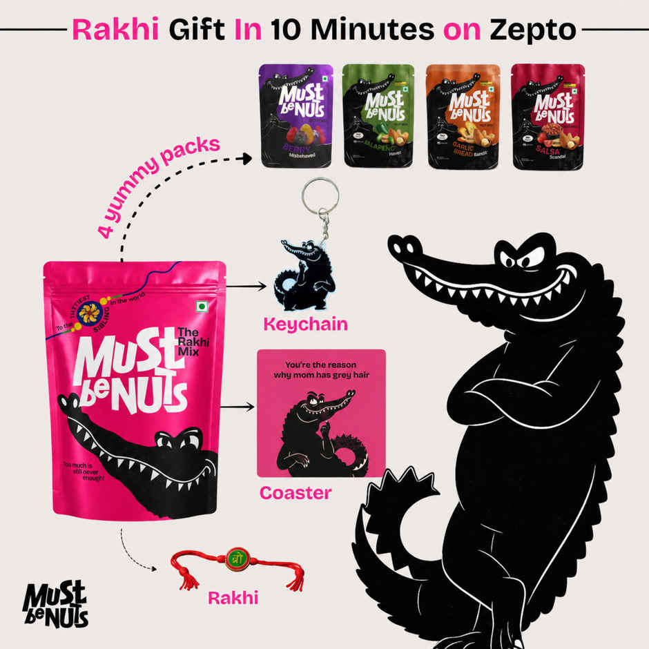 Must Be Nuts Rakhi Gift Hamper