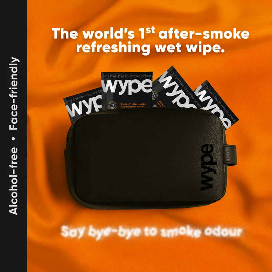 Wype - After - Smoke Odour Neutralizing and Refreshing Wet Tissue